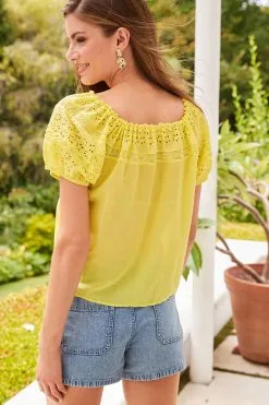 Next Lace Detail Short Sleeve Top -Women's Shirts & Blouses Sales 284 981s3