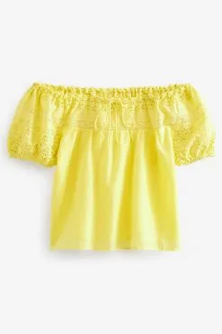 Next Lace Detail Short Sleeve Top -Women's Shirts & Blouses Sales 284 981s5