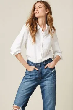 Next Casual Boyfriend Cotton Shirt