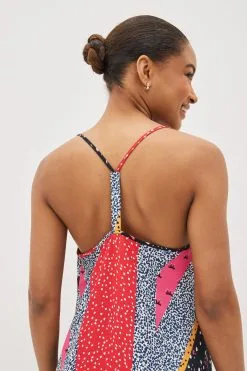 Next Blue Coronation Racer Back V-Neck Midi Slip Summer Dress -Women's Shirts & Blouses Sales 547 714s4