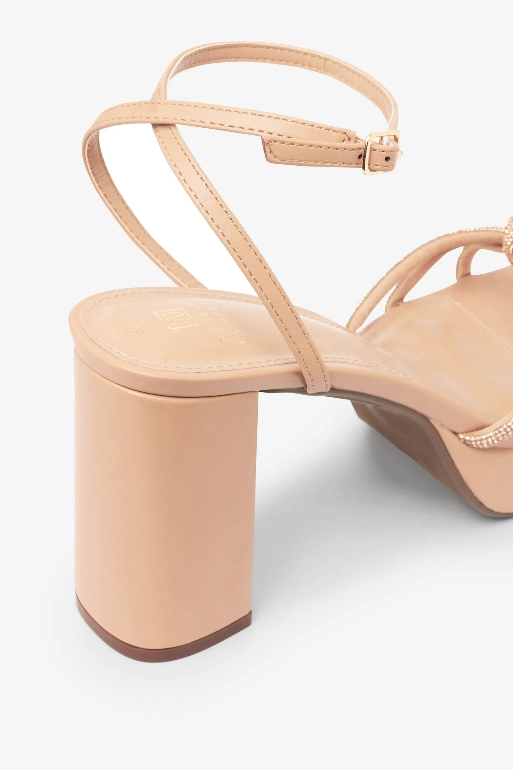 Next Forever Comfort® Platform Bling Twist Sandals 8 Next Forever Comfort® Platform Bling Twist Sandals - Image 6