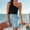 Next Cargo Denim Shorts -Women's Shirts & Blouses Sales A13 022s