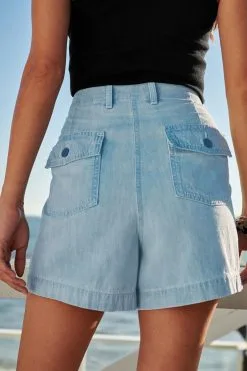 Next Cargo Denim Shorts -Women's Shirts & Blouses Sales A13 022s4