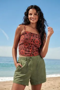 Next Cargo Denim Shorts