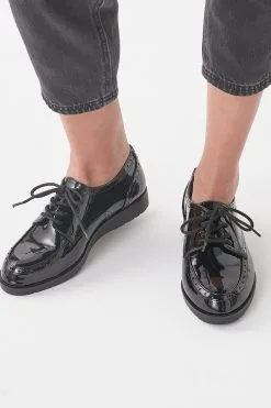 Next Black Forever Comfort® EVA Lace-Up Patent Shoes