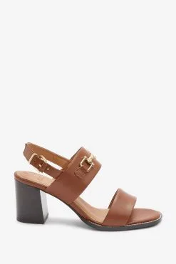 Next Forever Comfort® Leather Snaffle Block Sandals -Women's Shirts & Blouses Sales A2A154s3