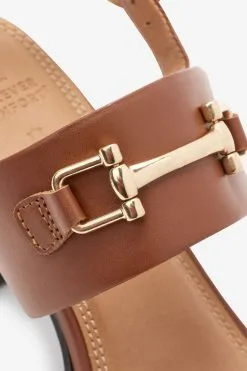 Next Forever Comfort® Leather Snaffle Block Sandals -Women's Shirts & Blouses Sales A2A154s6