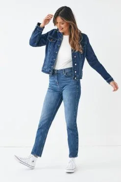 Next Fuller Bust Denim Jacket -Women's Shirts & Blouses Sales A47 350s3