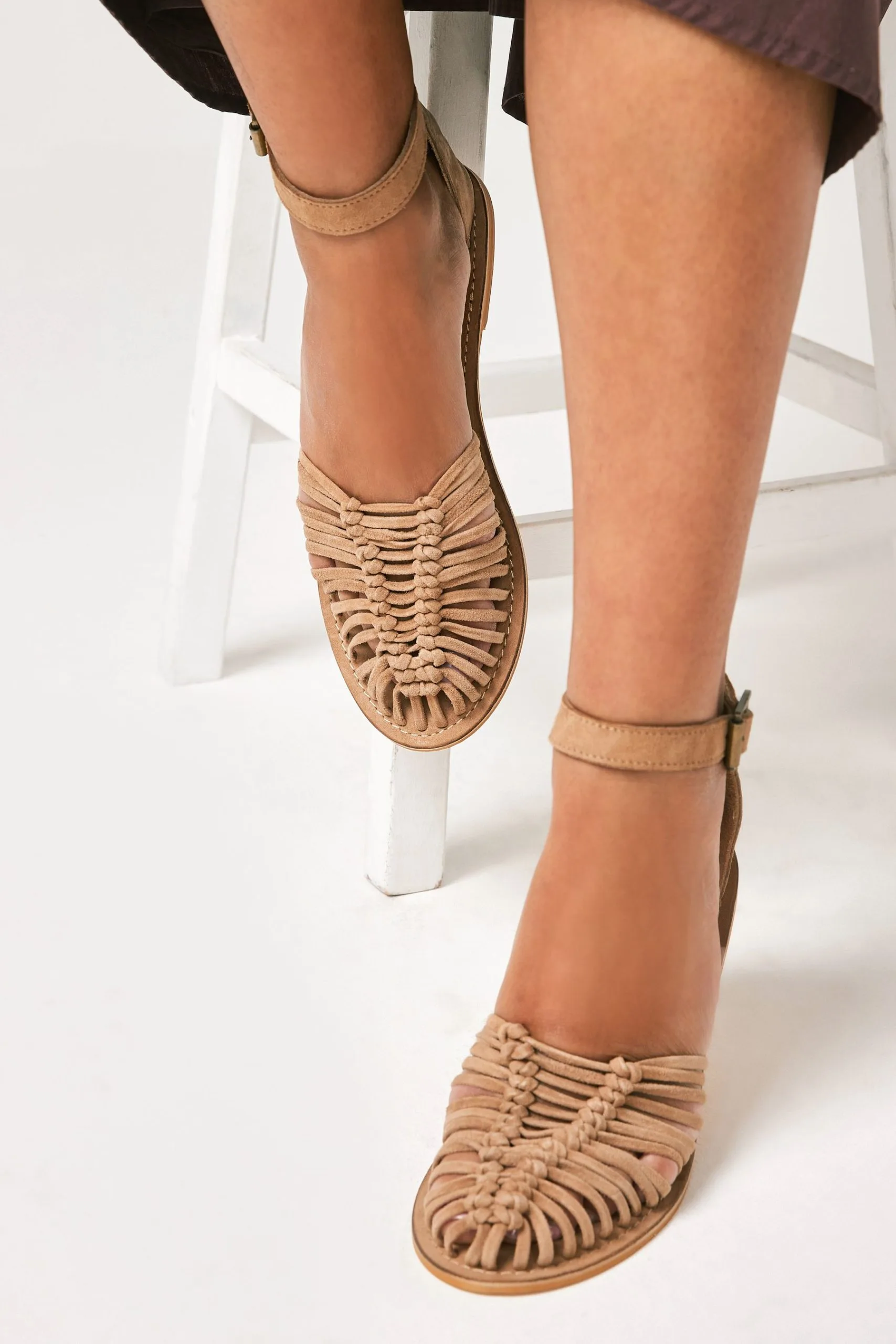 Next Ankle Strap Huarache Sandals 5 Next Ankle Strap Huarache Sandals - Image 3