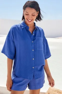 Next Shirt With Linen -Women's Shirts & Blouses Sales A67 889s3