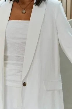 Next Relaxed Fit Single Breasted Blazer -Women's Shirts & Blouses Sales A73 950s3