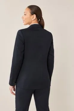 Next Navy Blue Heavy Duty Tailored Blazer Jacket -Women's Shirts & Blouses Sales A86 457s3