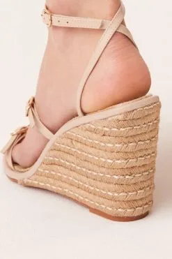 Next Signature Leather Triple Strap Wedges -Women's Shirts & Blouses Sales A8J 179s4