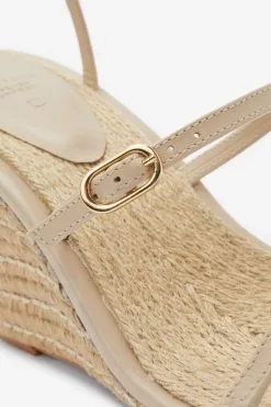 Next Signature Leather Triple Strap Wedges -Women's Shirts & Blouses Sales A8J 179s8