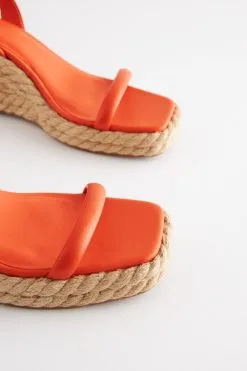 Next Forever Comfort® Square Toe Espadrille Wedges -Women's Shirts & Blouses Sales A8N140s4