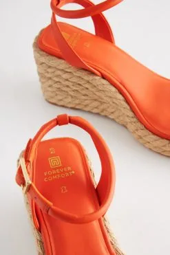 Next Forever Comfort® Square Toe Espadrille Wedges -Women's Shirts & Blouses Sales A8N140s6