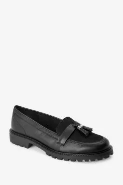 Next Forever Comfort® Tassel Detail Cleated Chunky Loafer Shoes -Women's Shirts & Blouses Sales A91184s3