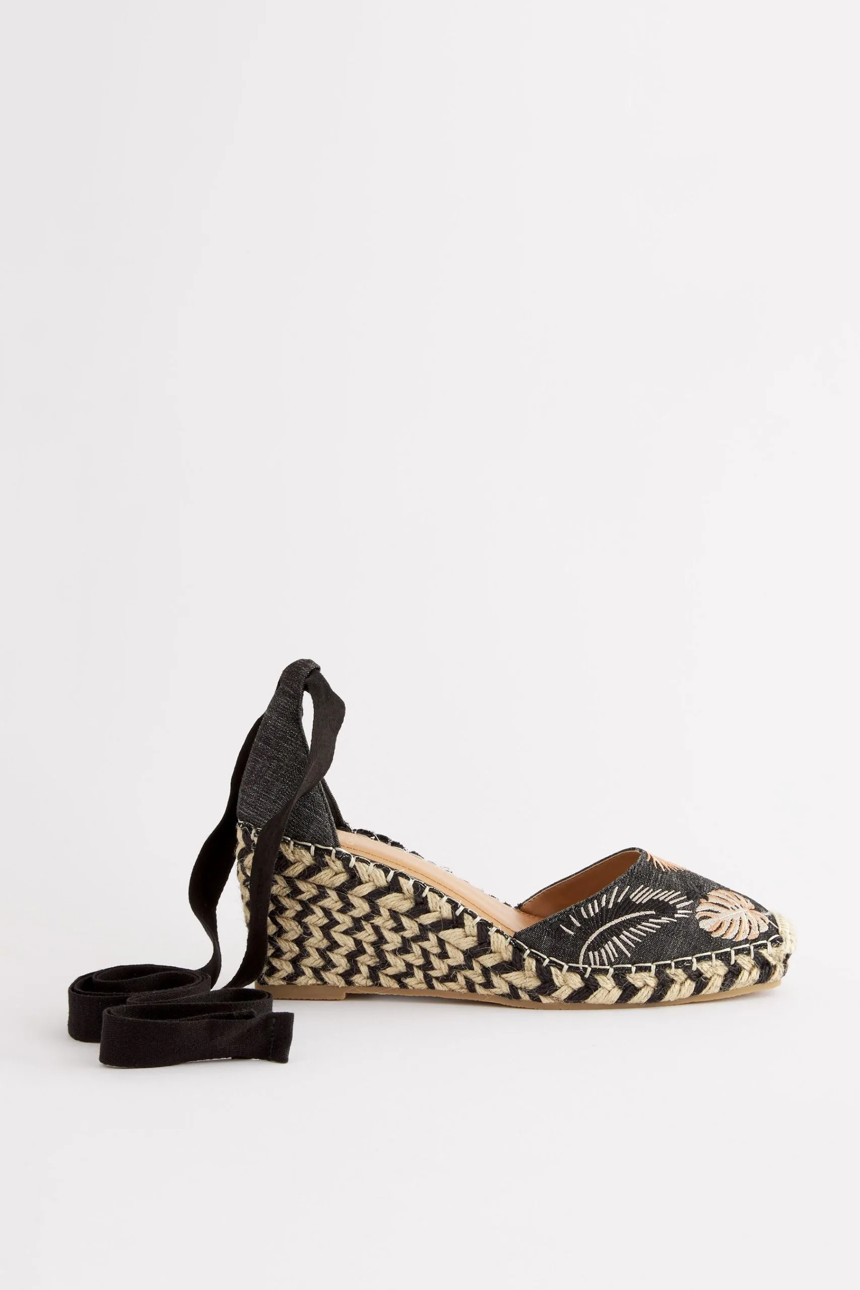 Next Forever Comfort® Wrap Square Toe Wedges 5 Next Forever Comfort® Wrap Square Toe Wedges - Image 3