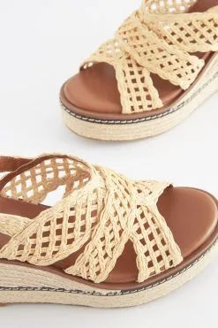 Next Forever Comfort® Macrame Strap Wedges -Women's Shirts & Blouses Sales A9Z 467s4