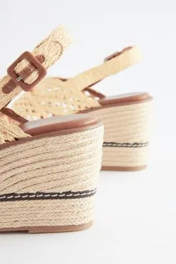 Next Forever Comfort® Macrame Strap Wedges -Women's Shirts & Blouses Sales A9Z 467s5