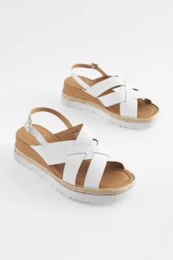 Next Forever Comfort® Extra Wide Fit Sports Crossover Wedges