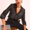 Next Long Sleeve Print Sheer Shirt -Women's Shirts & Blouses Sales C00 097s