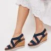 Next Forever Comfort® Elastic Cross-Over Wedges