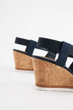 Next Forever Comfort® Elastic Cross-Over Wedges -Women's Shirts & Blouses Sales C00553s7