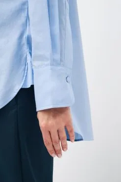 Next Long Sleeve Cotton Formal Shirt With Pocket -Women's Shirts & Blouses Sales C00896s4