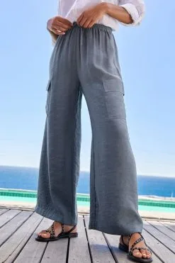 Next Wide Leg Utility Trousers With Pockets -Women's Shirts & Blouses Sales C01 763s3