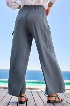 Next Wide Leg Utility Trousers With Pockets -Women's Shirts & Blouses Sales C01 763s4