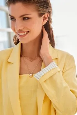 Next Linen Blend Single Breasted Blazer -Women's Shirts & Blouses Sales C03 357s4