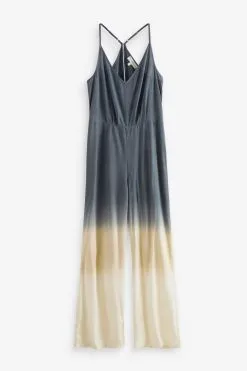 Next Grey/ Cream Ombré Tie Dye Strappy Jumpsuit -Women's Shirts & Blouses Sales C04 741s5