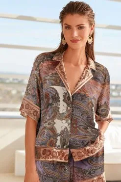 Next Revere Collar Short Sleeve Shirt