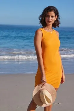 Next Racer Neck Rib Dress