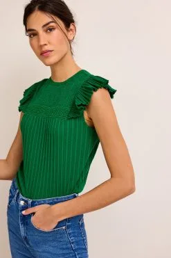 Next Frill Sleeve Top -Women's Shirts & Blouses Sales C08927s4
