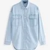 Next Oversized Denim Shirt