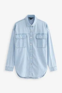 Next Oversized Denim Shirt