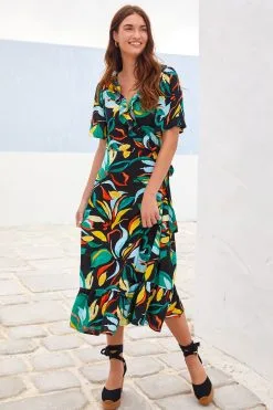 Next Wrap Midi Summer Dress