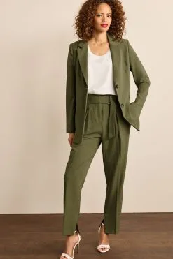 Next Green Tailored Single Breasted Jacket -Women's Shirts & Blouses Sales C19 925s2