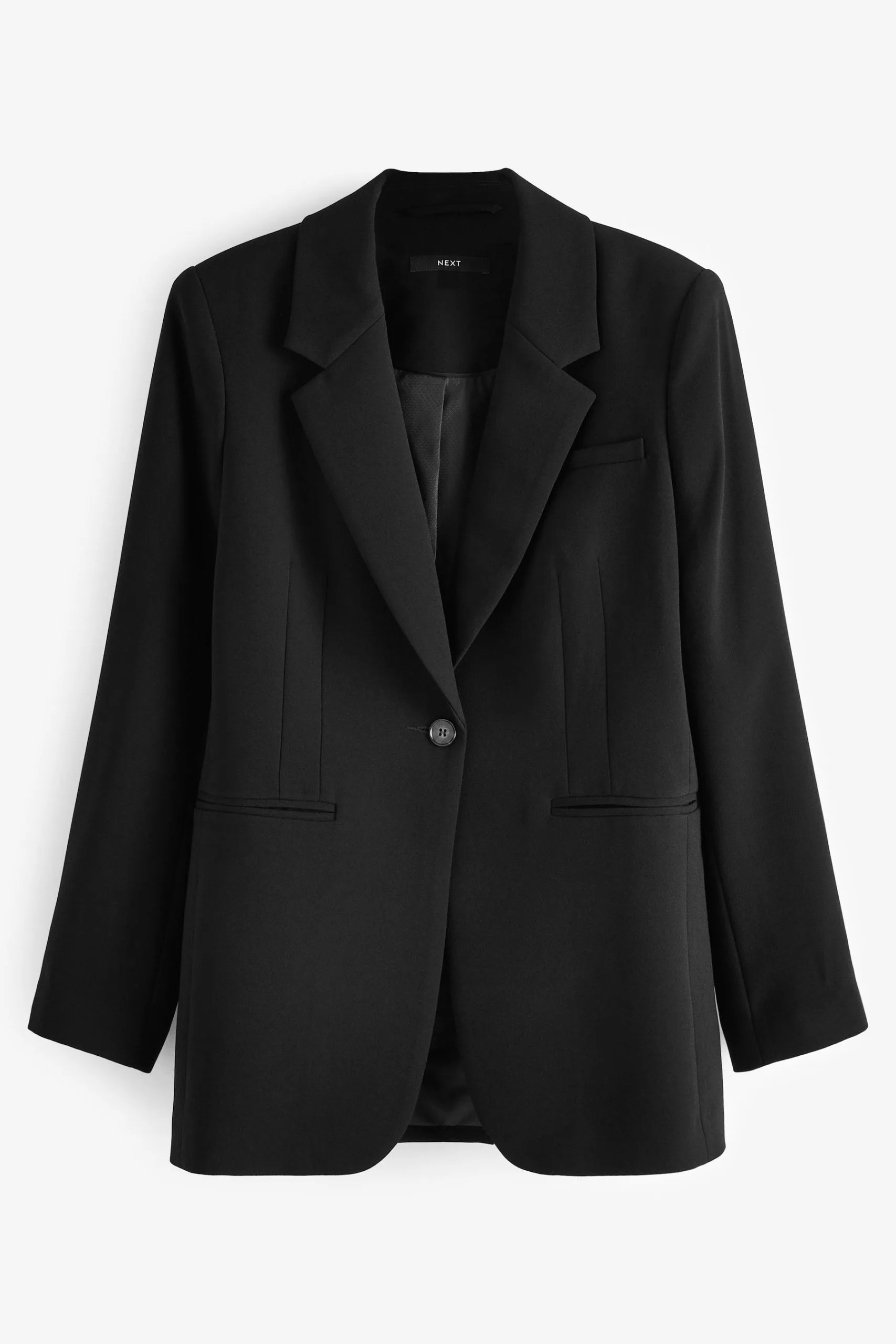 Next Crepe Single Breasted Blazer 7 Next Crepe Single Breasted Blazer - Image 5