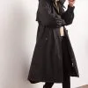 Next Black Shower Resistant Glam Hooded Parka