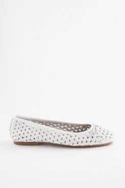 Next Forever Comfort® Leather Weave Ballerina Shoes -Women's Shirts & Blouses Sales C27425s3