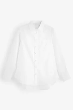 Next Long Sleeve Cotton Formal Shirt With Pocket -Women's Shirts & Blouses Sales C28 594s5