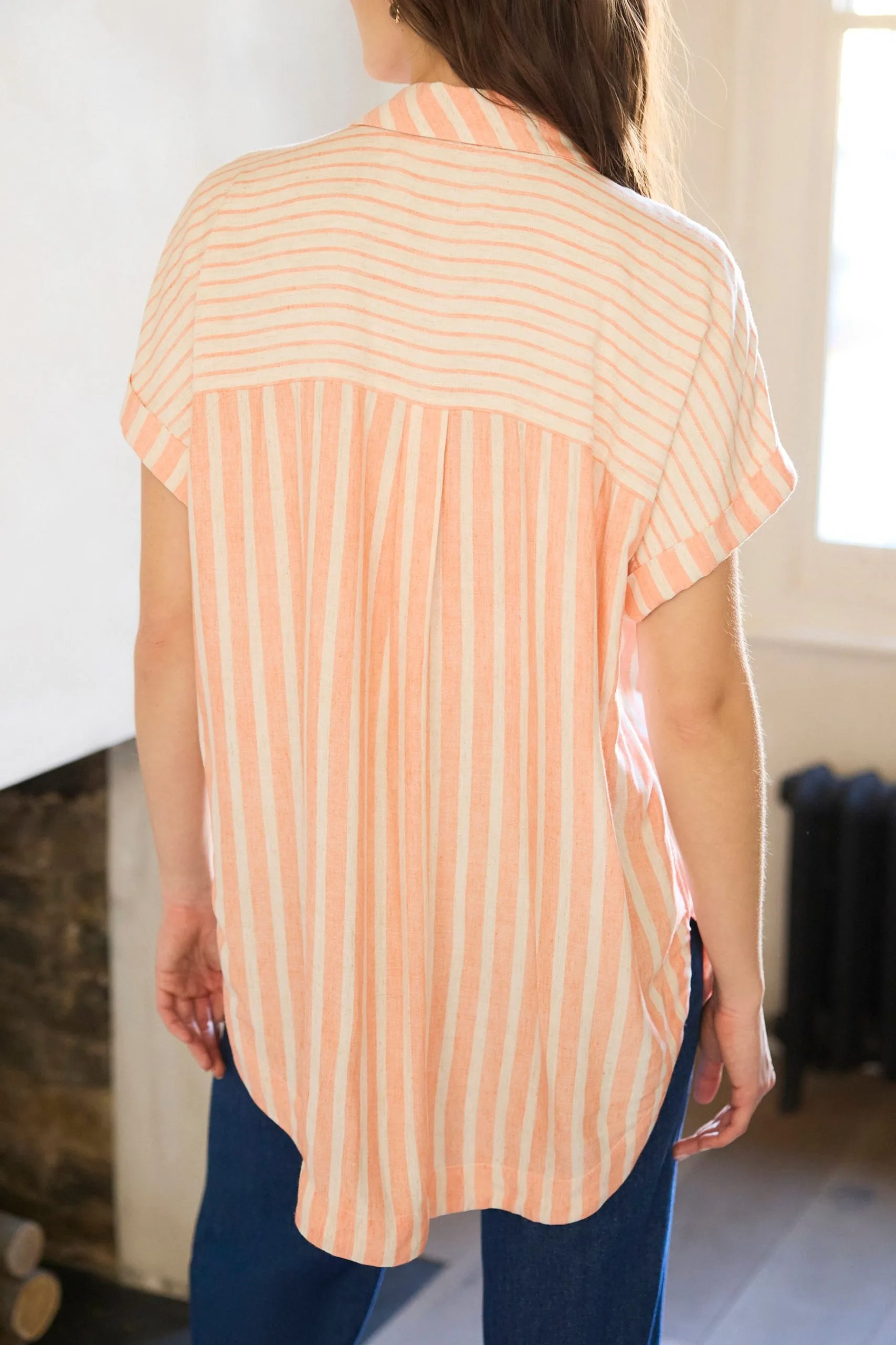 Next Short Sleeve Shirt With Linen 5 Next Short Sleeve Shirt With Linen - Image 3