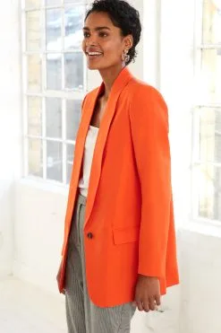 Next Relaxed Fit Single Breasted Blazer