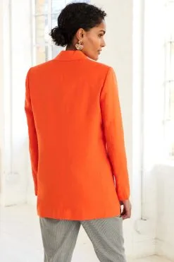 Next Relaxed Fit Single Breasted Blazer -Women's Shirts & Blouses Sales C33 316s3