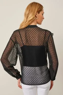 Next Dobby Frill Trim Blouse -Women's Shirts & Blouses Sales C33 651s3