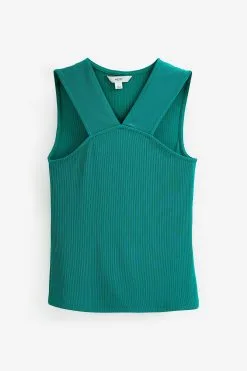 Next V-Neck Wide Strap Vest Top -Women's Shirts & Blouses Sales C33 652s5