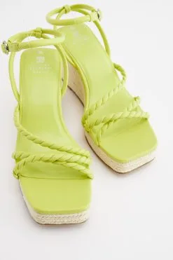 Next Forever Comfort® Twist Strap Detail Square Toe Wedge Sandals -Women's Shirts & Blouses Sales C38 740s10